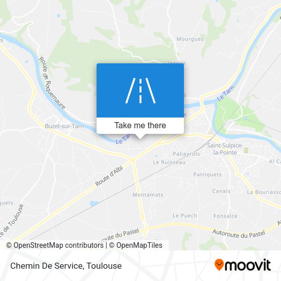 Chemin De Service map