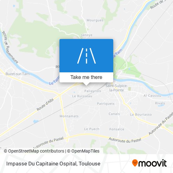 Impasse Du Capitaine Ospital map