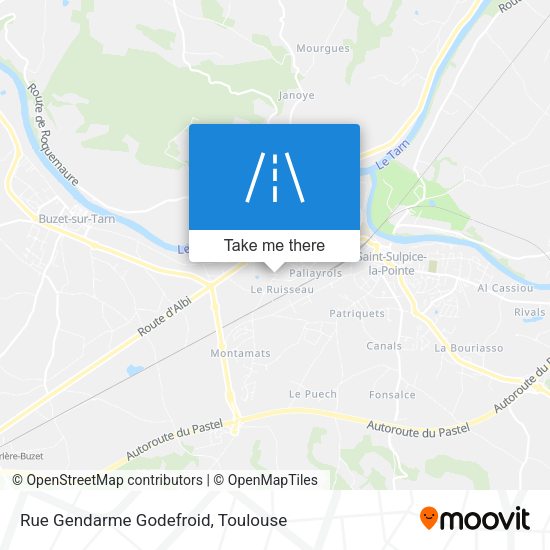 Rue Gendarme Godefroid map