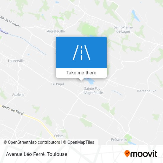 Avenue Léo Ferré map