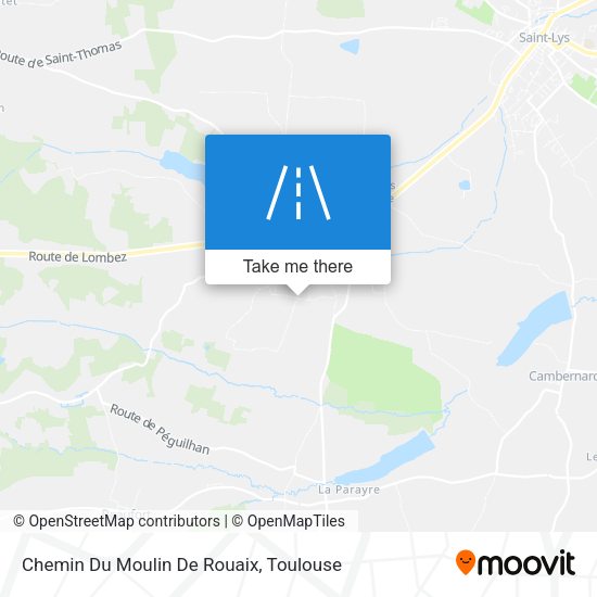 Chemin Du Moulin De Rouaix map