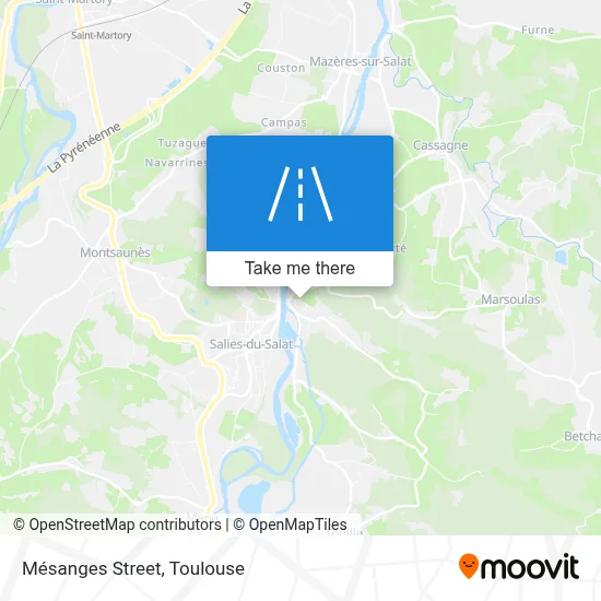 Rue Des Mésanges map