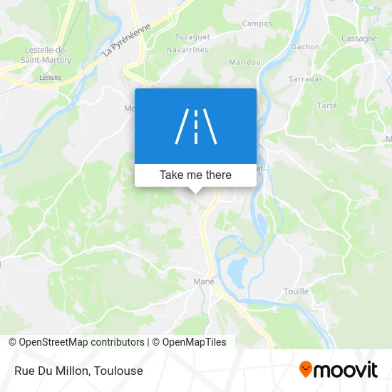 Rue Du Millon map