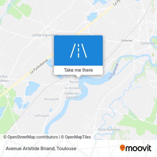 Avenue Aristide Briand map