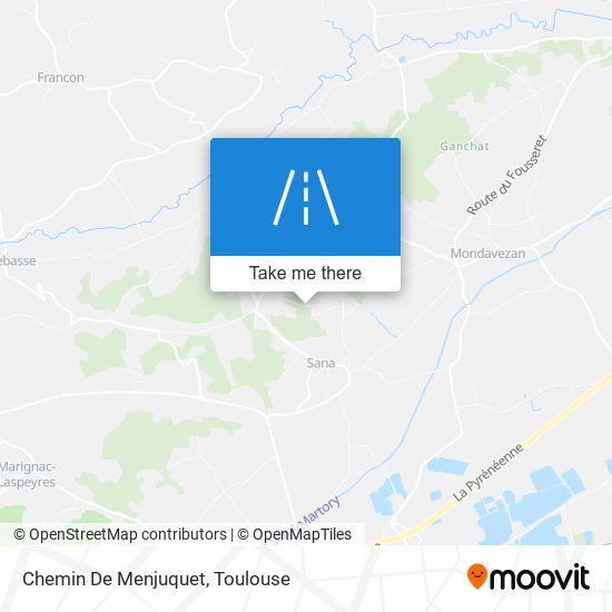 Chemin De Menjuquet map