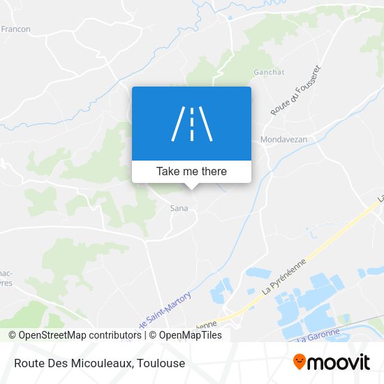Route Des Micouleaux map