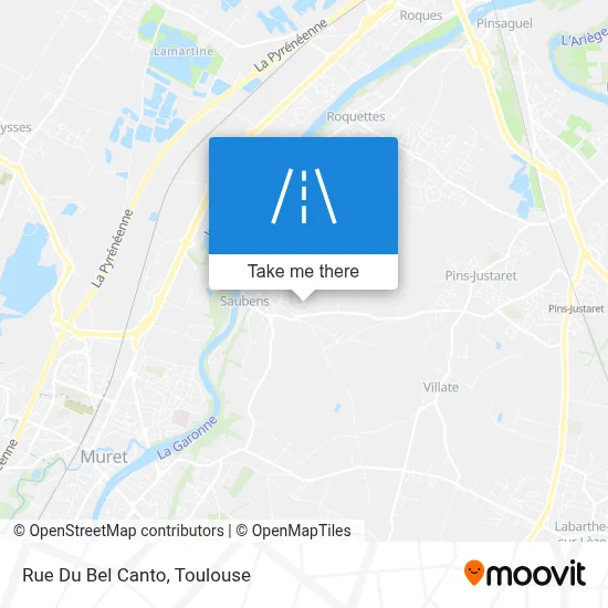 Rue Du Bel Canto map