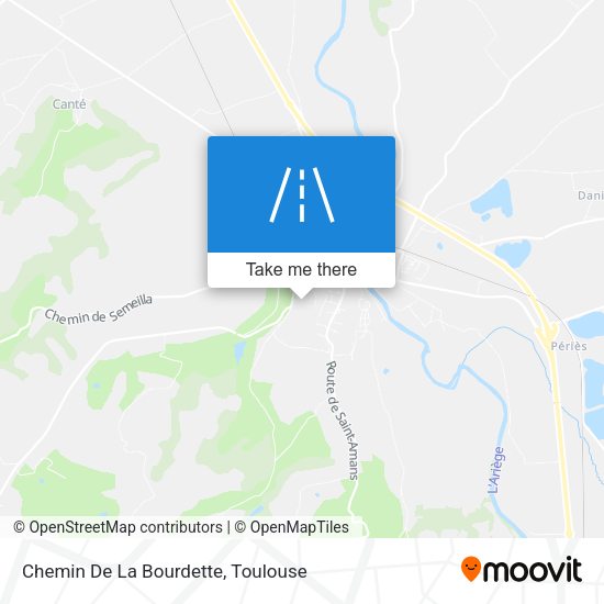 Chemin De La Bourdette map