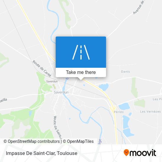 Impasse De Saint-Clar map