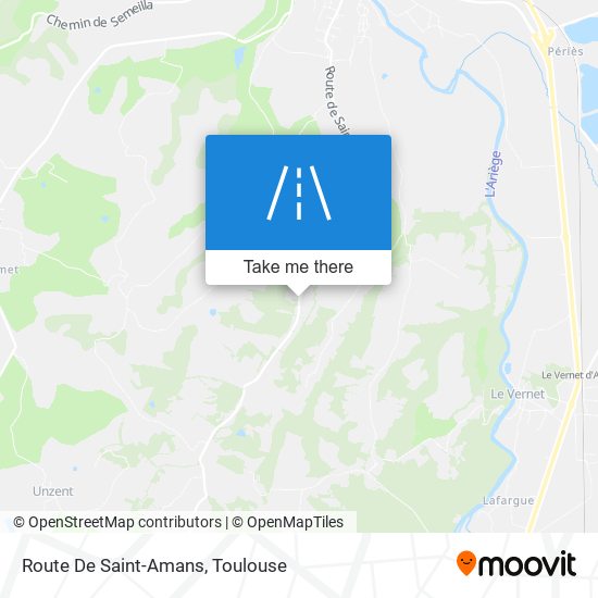 Route De Saint-Amans map