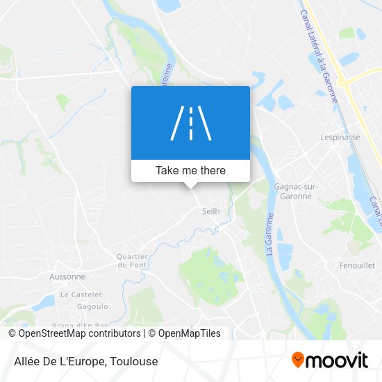Allée De L'Europe map