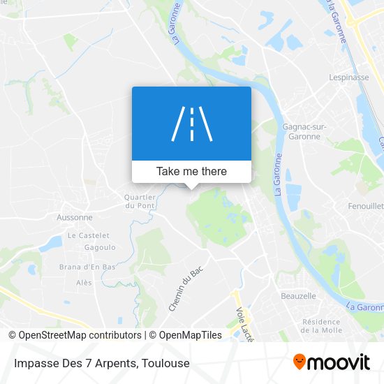 Impasse Des 7 Arpents map