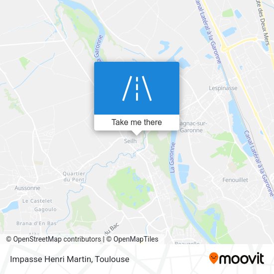 Impasse Henri Martin map