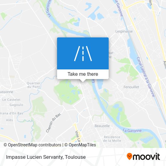 Impasse Lucien Servanty map