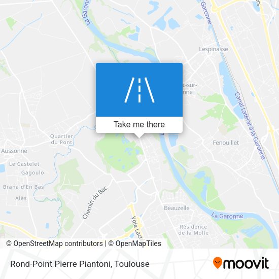 Rond-Point Pierre Piantoni map