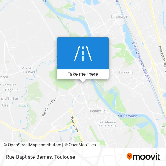 Rue Baptiste Bernes map