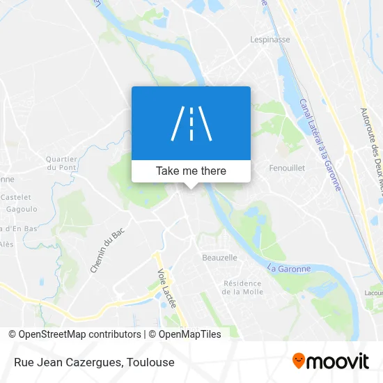 Rue Jean Cazergues map