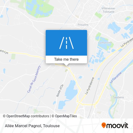 Allée Marcel Pagnol map