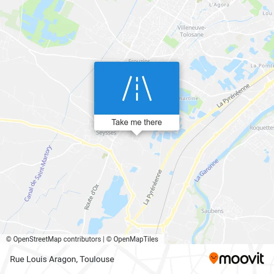 Rue Louis Aragon map