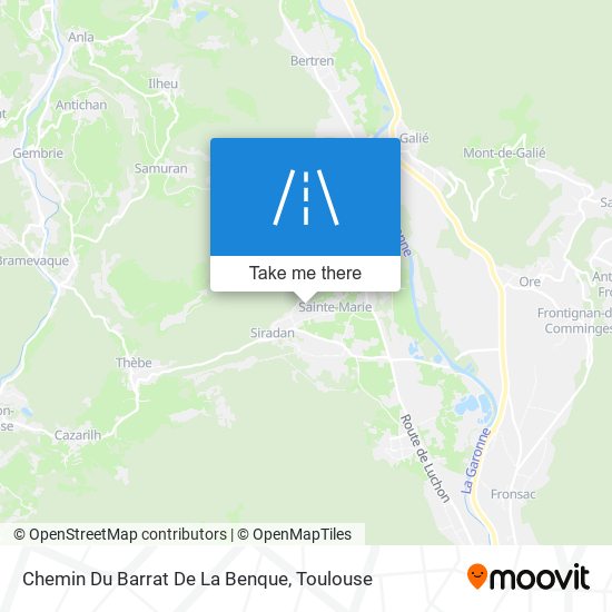 Chemin Du Barrat De La Benque map