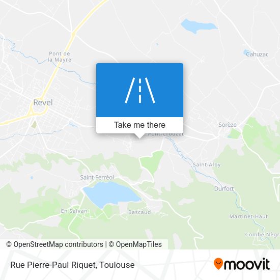 Rue Pierre-Paul Riquet map