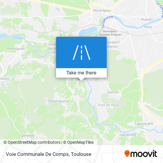 Voie Communale De Comps map