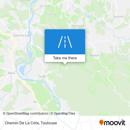 Chemin De La Côte map