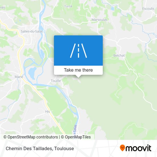 Chemin Des Taillades map