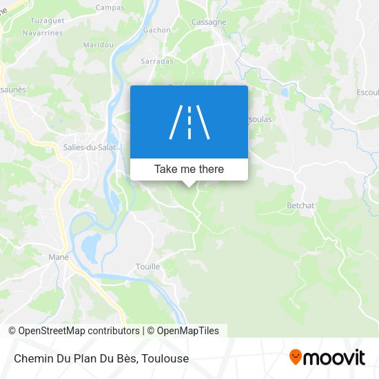 Chemin Du Plan Du Bès map
