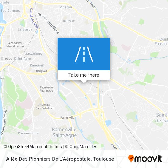 Allée Des Pionniers De L'Aéropostale map