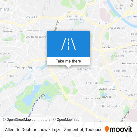 Allée Du Docteur Ludwik Lejzer Zamenhof map