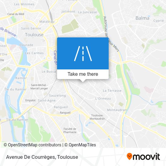 Avenue De Courrèges map