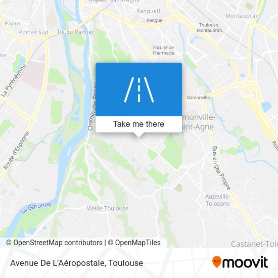 Avenue De L'Aéropostale map