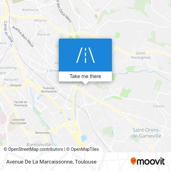 Avenue De La Marcaissonne map