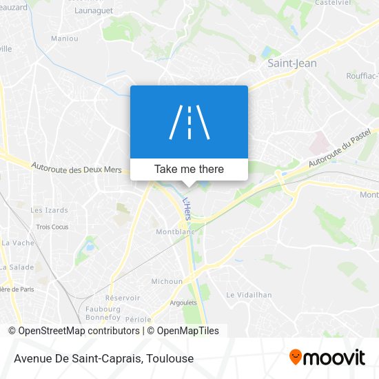 Avenue De Saint-Caprais map