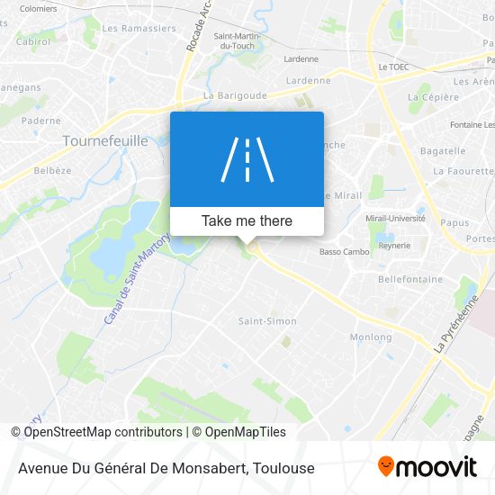 Avenue Du Général De Monsabert map