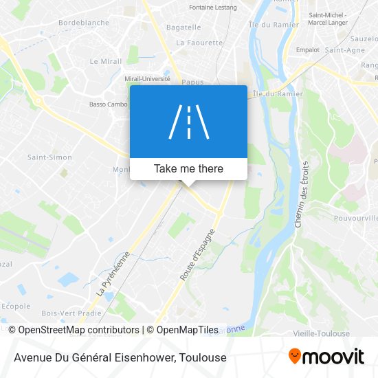 Avenue Du Général Eisenhower map