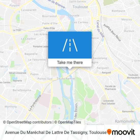 Avenue Du Maréchal De Lattre De Tassigny map