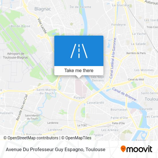 Avenue Du Professeur Guy Espagno map