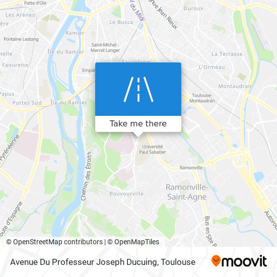 Avenue Du Professeur Joseph Ducuing map