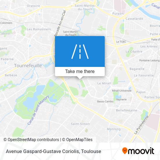 Avenue Gaspard-Gustave Coriolis map