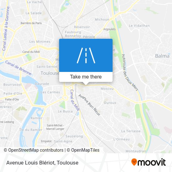 Avenue Louis Blériot map