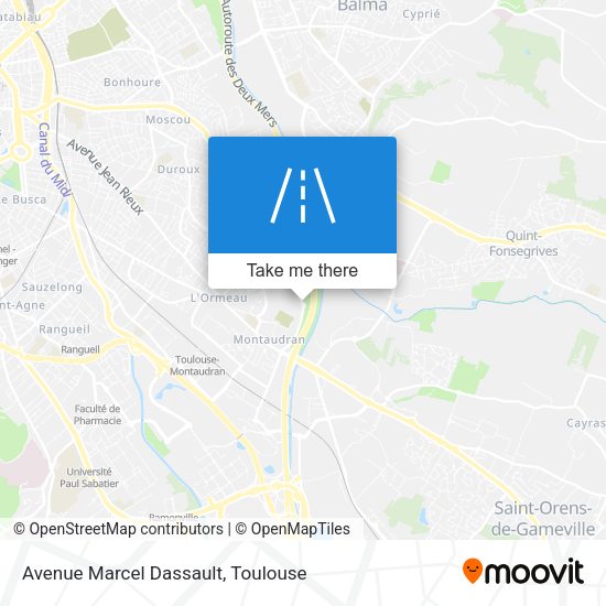 Avenue Marcel Dassault map