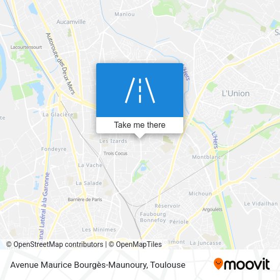 Avenue Maurice Bourgès-Maunoury map