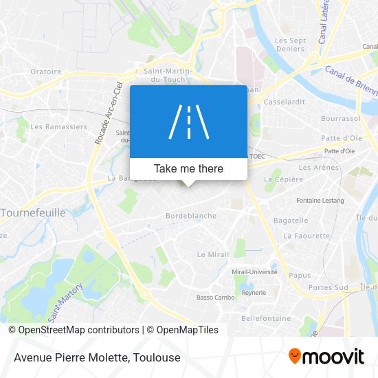 Avenue Pierre Molette map
