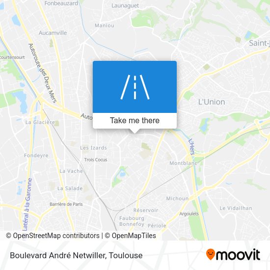 Boulevard André Netwiller map