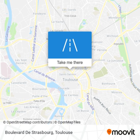 Mapa Boulevard De Strasbourg