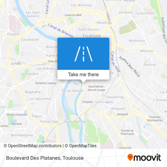 Boulevard Des Platanes map