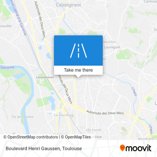 Boulevard Henri Gaussen map