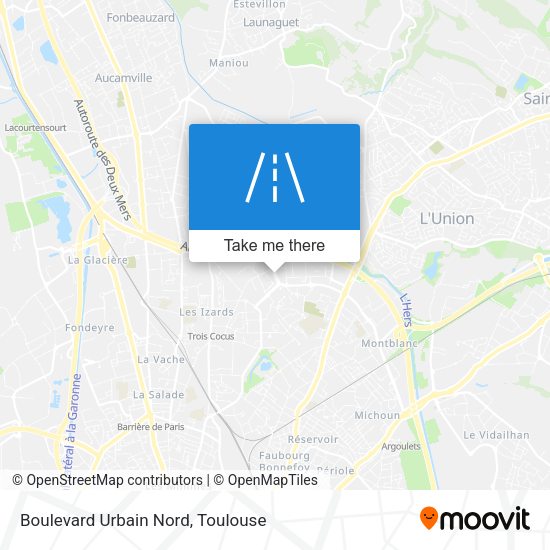 Boulevard Urbain Nord map